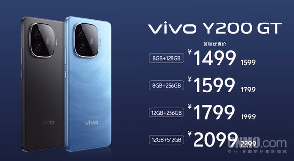 vivo Y200系列發布!标配6000mAh電池 售1099元起 vivo Y200系列發布!标配6000mAh電池 售1099元起